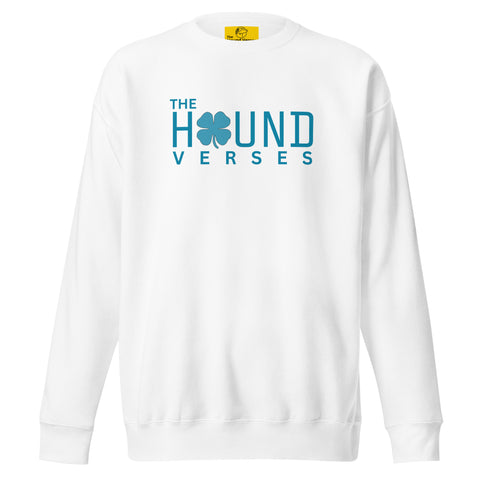Lucky Hound White Unisex Sweatshirt